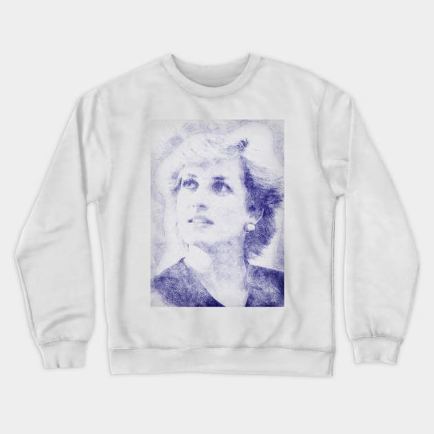 diana princess Crewneck Sweatshirt by pucil03